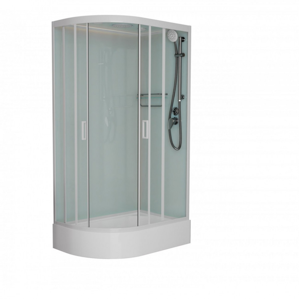 Душевая кабина Frank F412/1R 1200*800 мм (белый/прозрачное) R