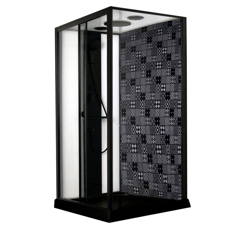 Душевая кабина Esbano ESB-1180CKR 1100*800 мм (чёрный матовый/прозрачное)
