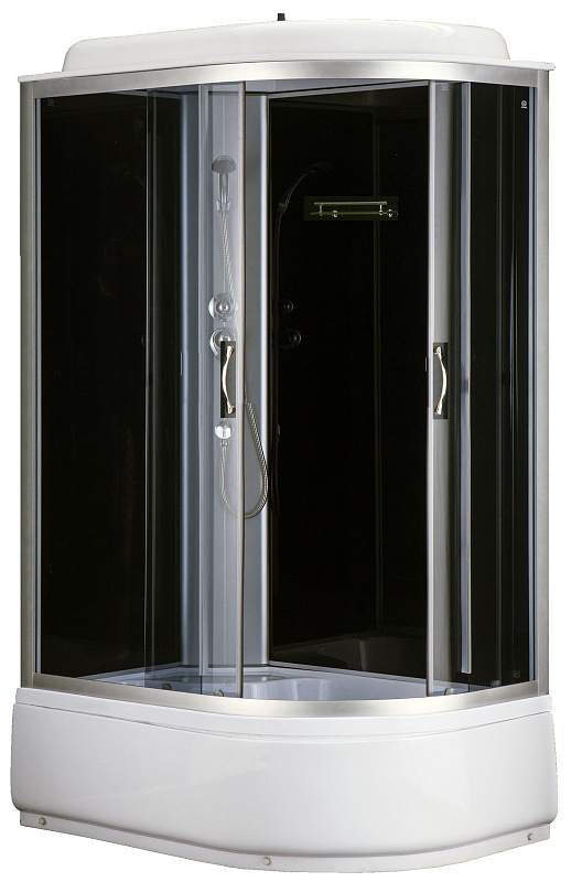 Душевая кабина Loranto CS-66120L G  120*80*215 800*1200 мм (хром/прозрачное) L