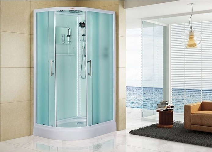 Душевая кабина Esbano ES-L115CR 1150*850 мм (белый/рифлёное) R
