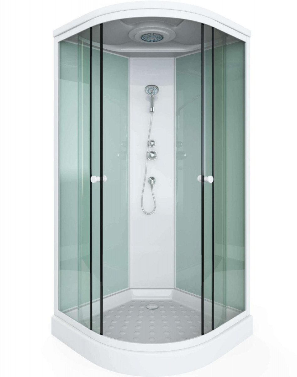 Душевая кабина Arcus Style S-12 900*900 мм (белый/матовое)