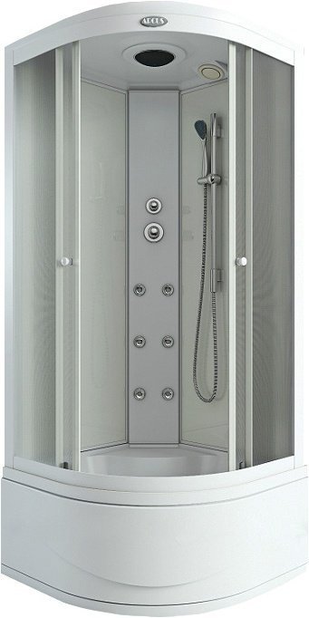 Душевая кабина Arcus AS-108 800*800 мм (хром/матовое)