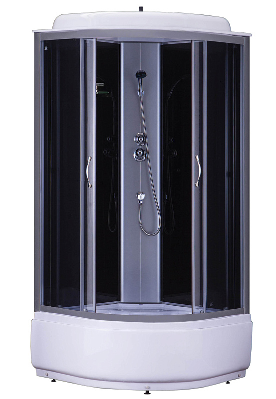 Душевая кабина Loranto CS-6690 G, 90*90*215 900*900 мм (хром/тонированное)