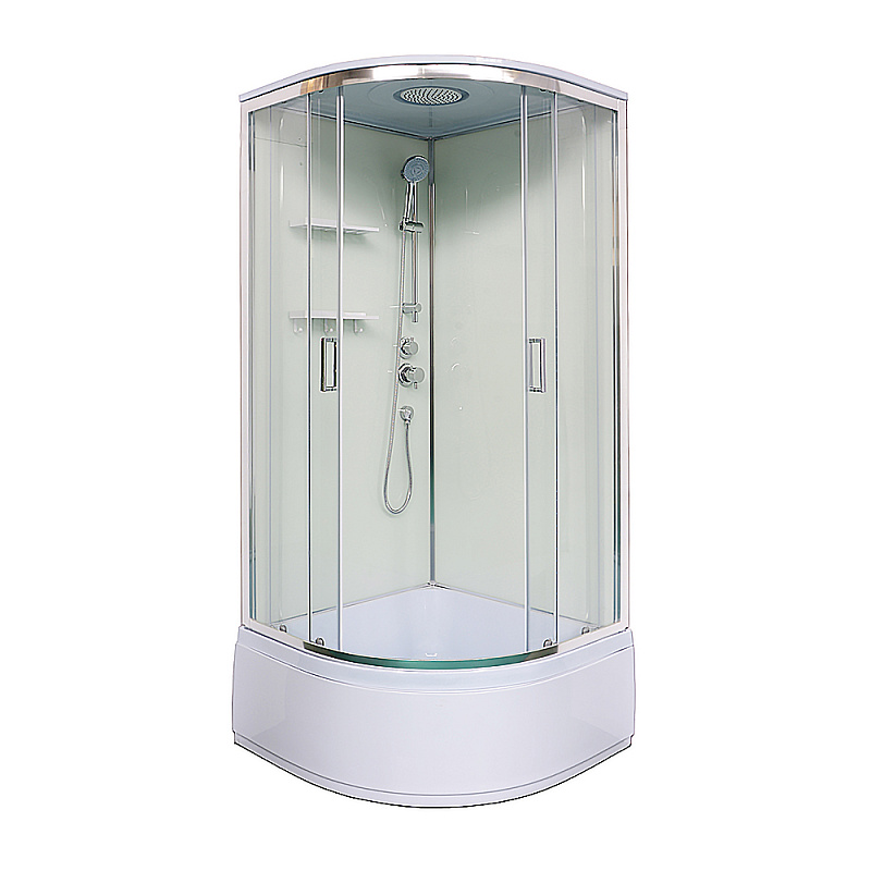 Душевая кабина Loranto Neo CS-22011 900*900 мм (серебро/прозрачное)
