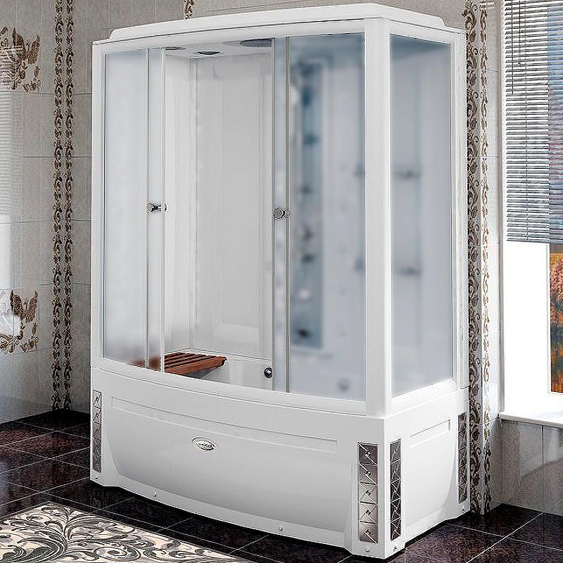 Душевая кабина Radomir Элис 1-04-1-1-0-0941 1680*850 мм (белый/матовое) L