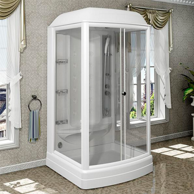 Душевая кабина Radomir Диана 3 1-05-1-0-0-0660 1400*1080 мм с баней и гидромассажем (белый/прозрачное)