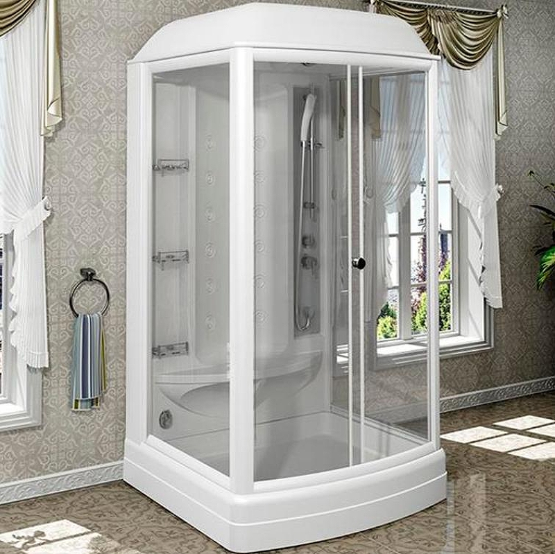 Душевая кабина Radomir Диана 1 1-05-1-0-0-0640 1180*1080 мм с баней и гидромассажем (белый/прозрачное)