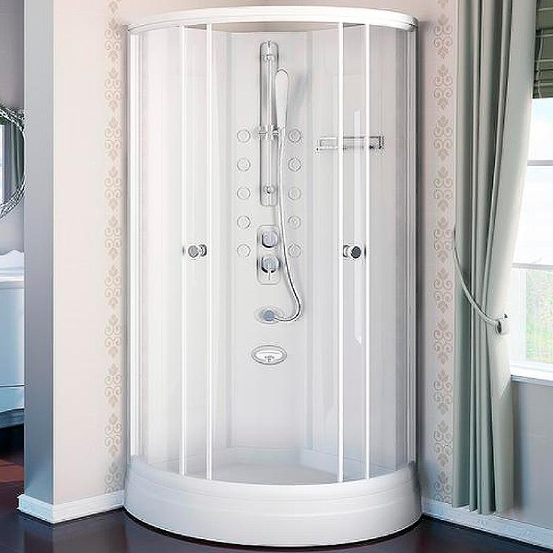 Душевая кабина Radomir Паола 1 1-05-1-0-0-0570 930*930 мм (белый/прозрачное)