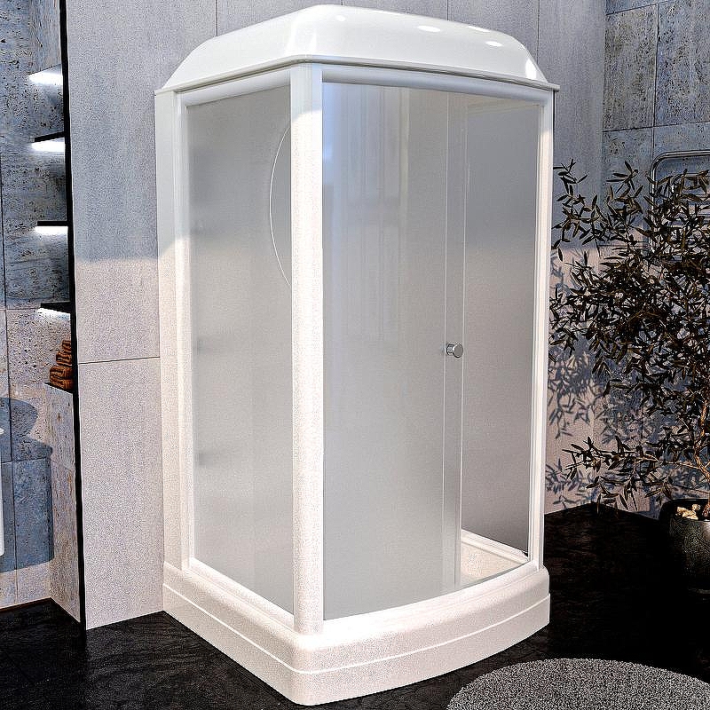 Душевая кабина Radomir Диана 1 1-05-1-0-0-0601 1180*1080 мм (белый/матовое)