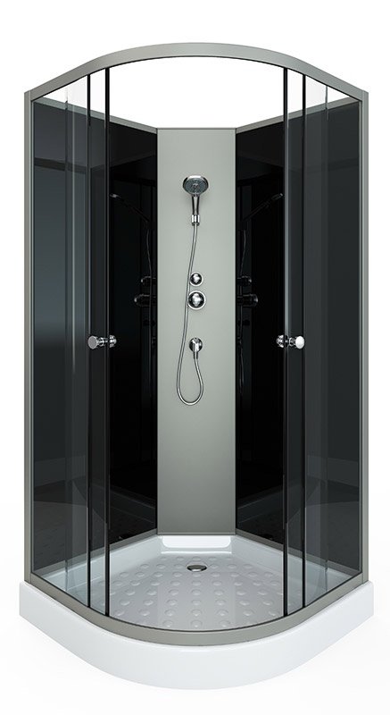 Душевая кабина Arcus Style S-01G 900*900 мм (серебро/тонированное)