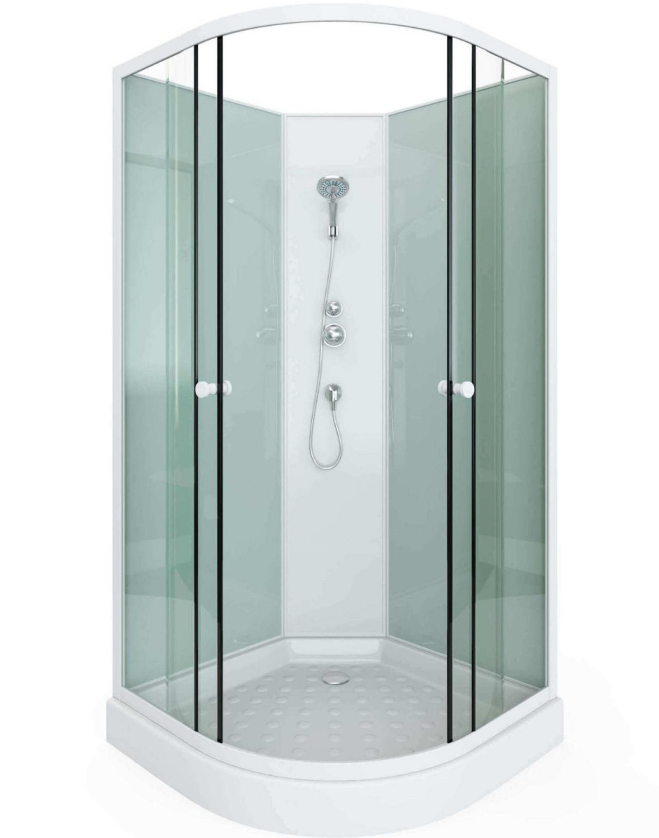 Душевая кабина Arcus Style S-01 900*900 мм (белый/матовое)