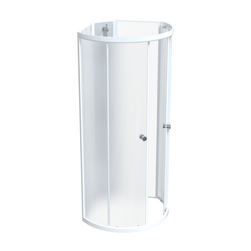 Душевая кабина Radomir Стронг 1-00-1-0-0-182 1000*1000 мм (белый/матовое)