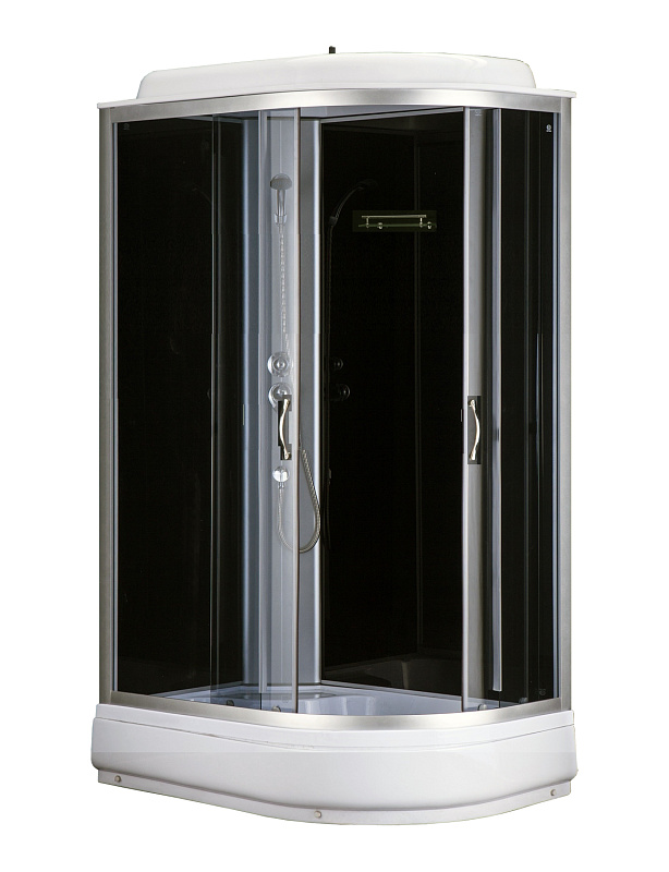Душевая кабина Loranto CS-66120-20 L G 800*1200 мм (хром/прозрачное) L