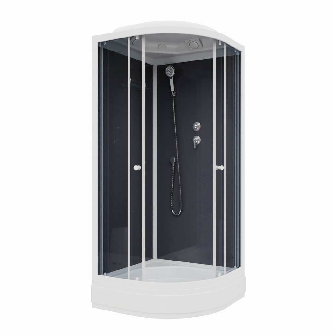 Душевая кабина Parly Classic CM86 850*850 мм (белый/тонированное)