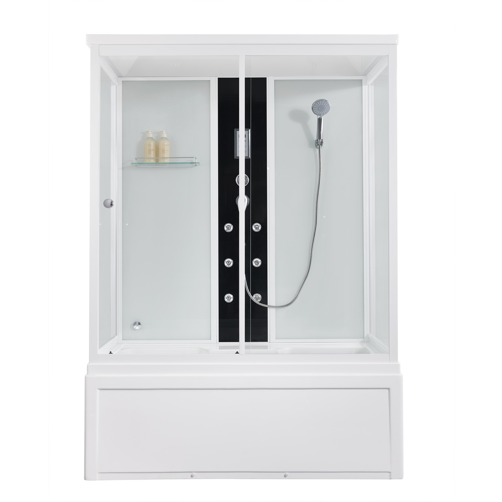 Душевая кабина Orans Basic + 86202W 1500*900 мм (белый/прозрачное)