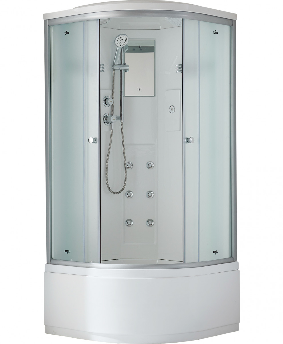 Душевая кабина Timo Standart T-5590 Г/М 900*900 мм (хром/матовое)