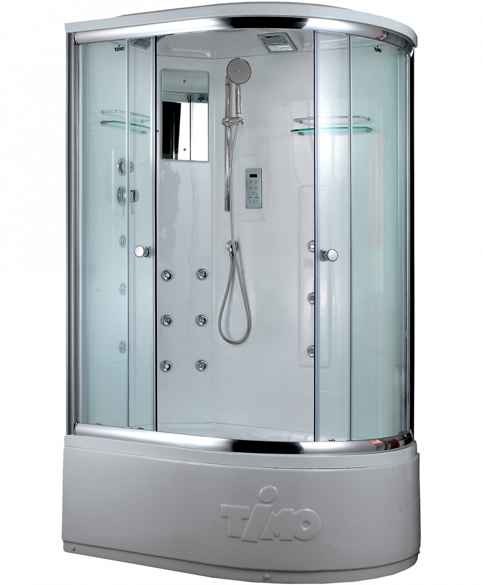 Душевая кабина Timo Lux T-7720 L 1200*850 мм (хром/прозрачное)