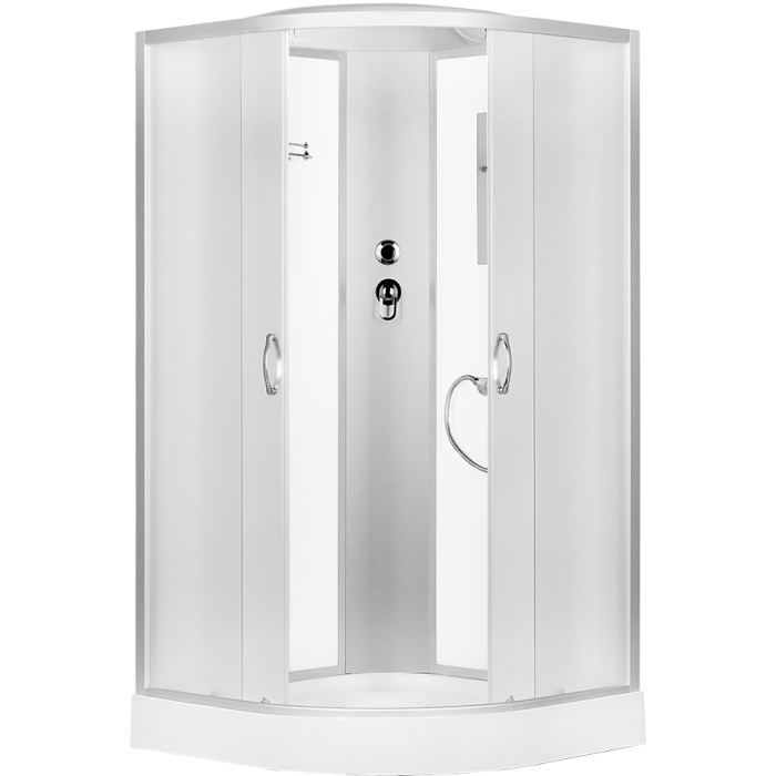 Душевая кабина Erlit ER3508P-C3-RUS 800*800 мм (хром/матовое)