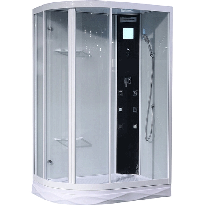 Душевая кабина Orans SR-86155 AR-ED 1300*900 мм с гидромассажем (белый/прозрачное)