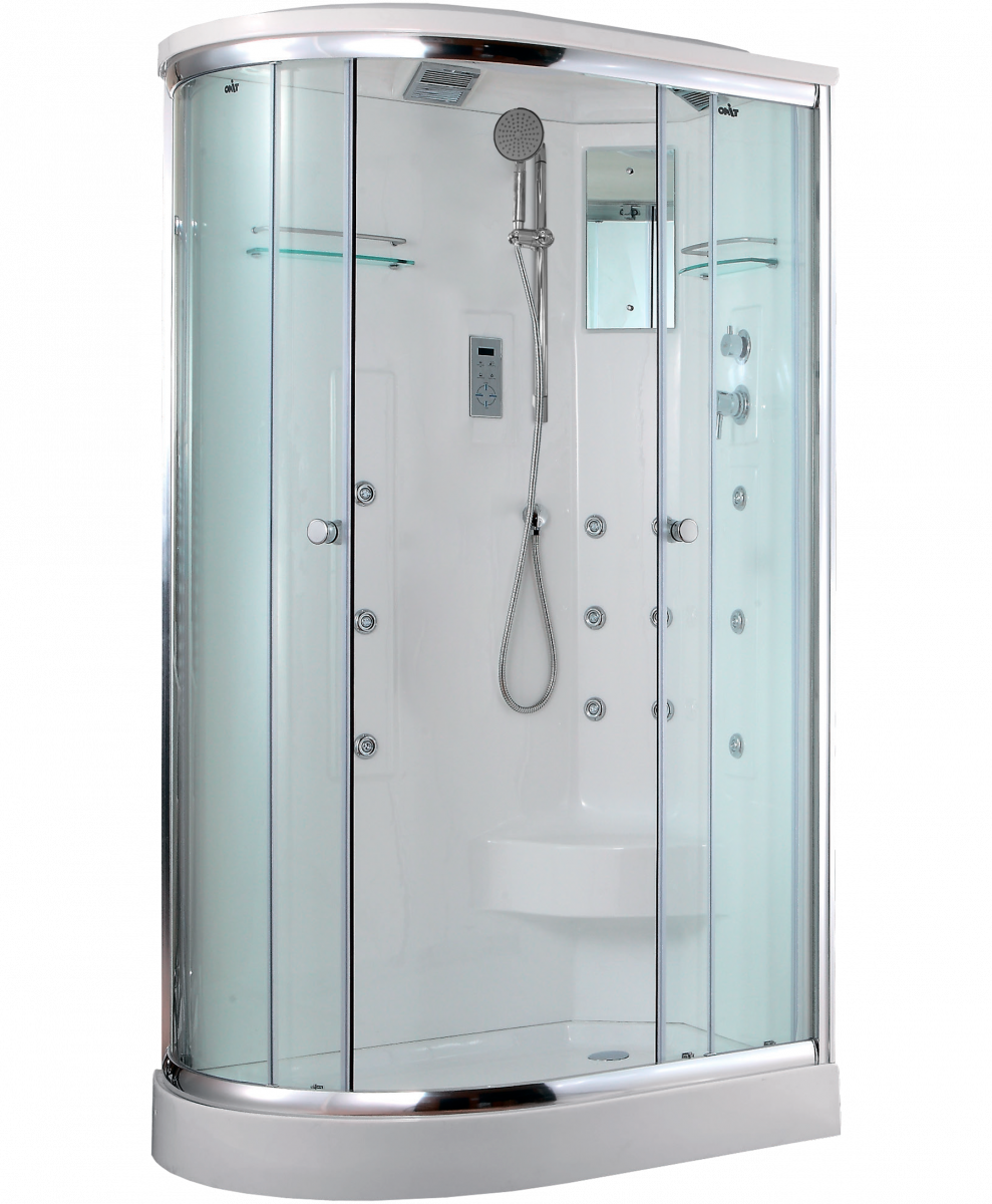 Душевая кабина Timo Lux T-7702 R 1200*850 мм (хром/прозрачное)