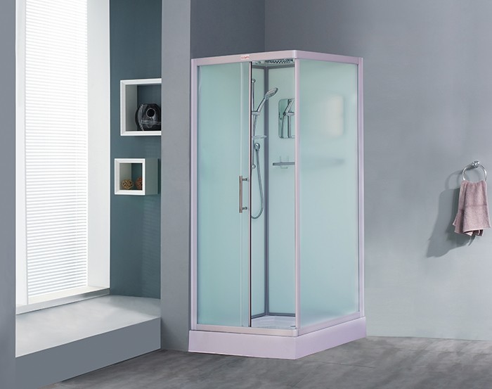Душевая кабина Esbano ES-108CKR 1000*800 мм (хром матовый/рифленое)