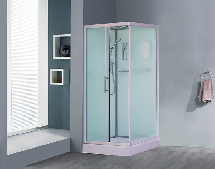 Душевая кабина Esbano Elegancia ESKB108CKR 1000*800 мм (хром матовый/рифленое)