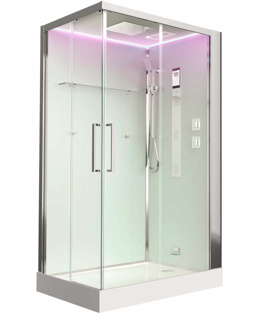 Душевая кабина Timo Premium HELKA Н-515 L 1200*900 мм (хром/прозрачное)