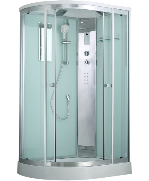 Душевая кабина Timo Comfort T-8802 R Fabric Glass 1200*850 мм (хром/матовое)