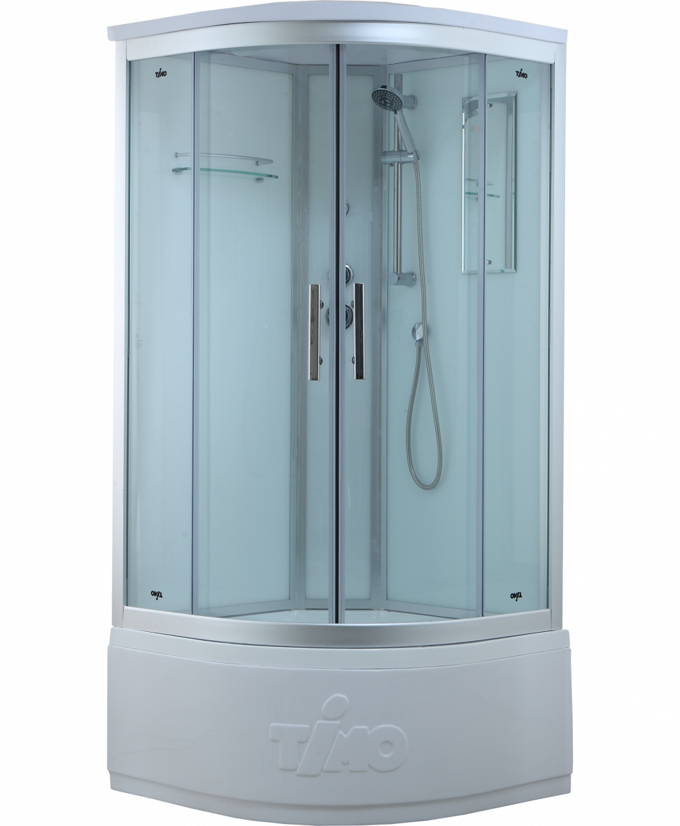 Душевая кабина Timo Standart T-6690 Silver 900*900 мм (хром/прозрачное)