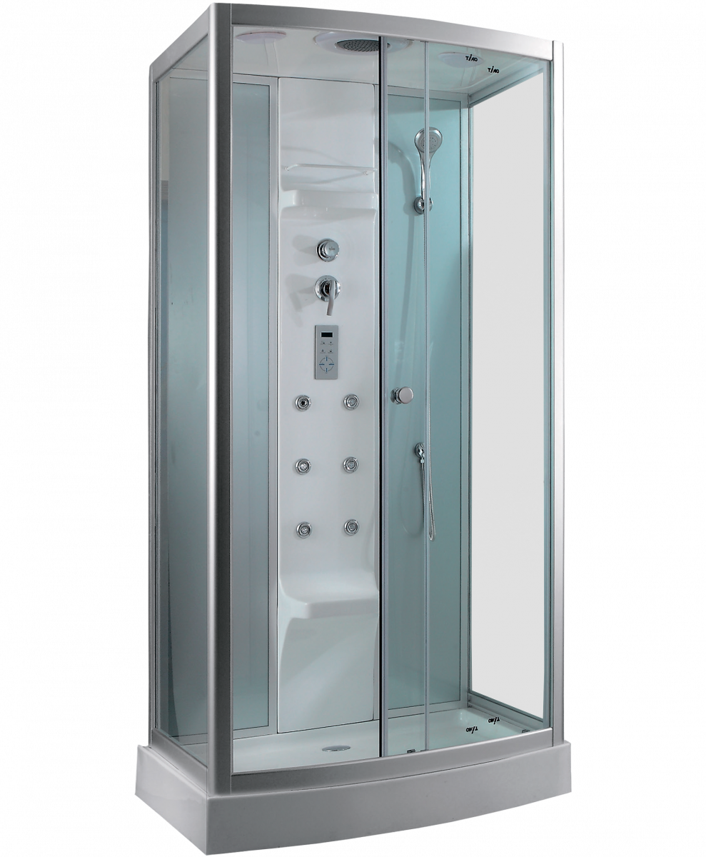 Душевая кабина Timo Lux TL-1501 1100*950 мм (хром/прозрачное)