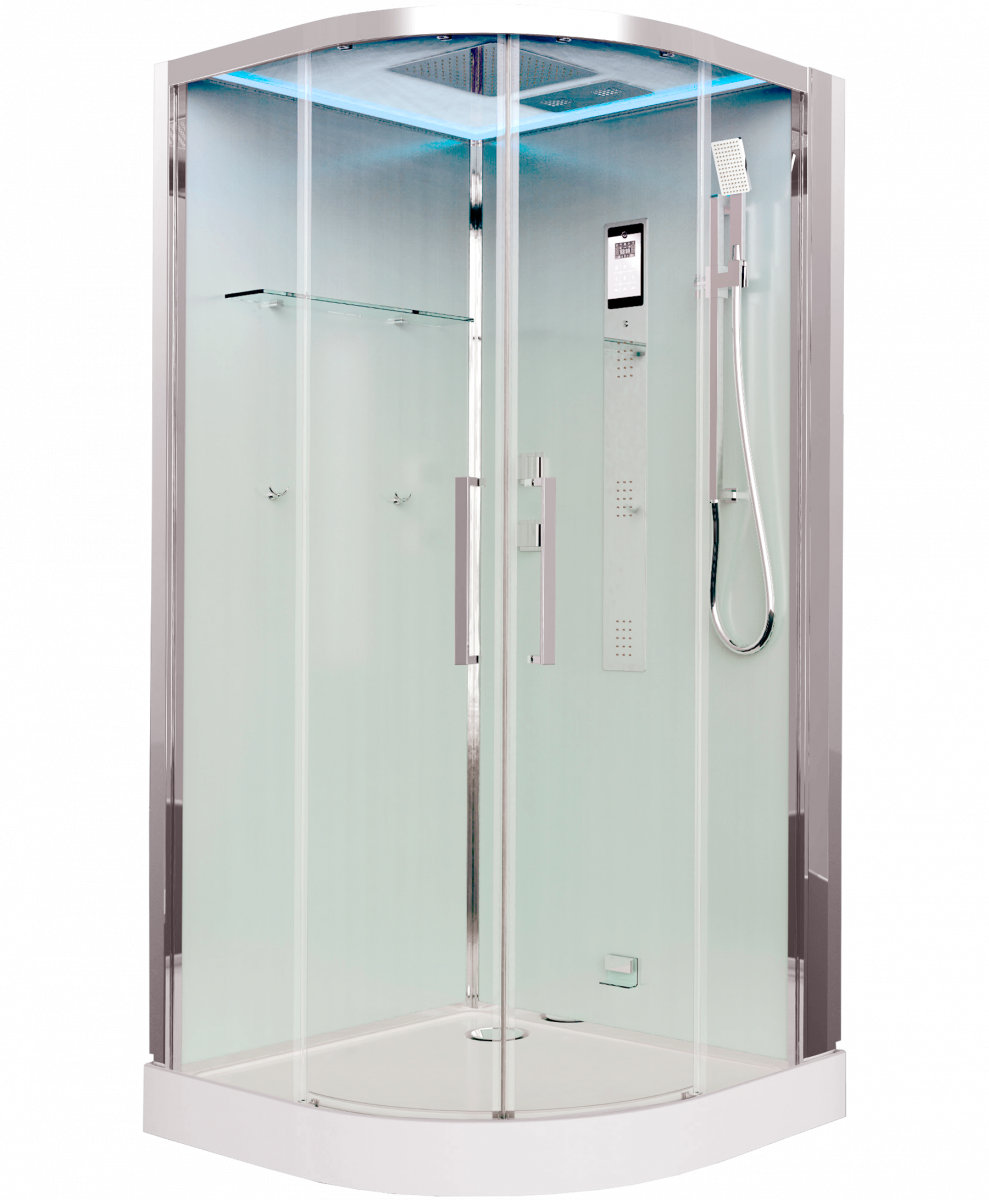 Душевая кабина Timo Premium IMPI H-517 1000*1000 мм (хром/прозрачное)