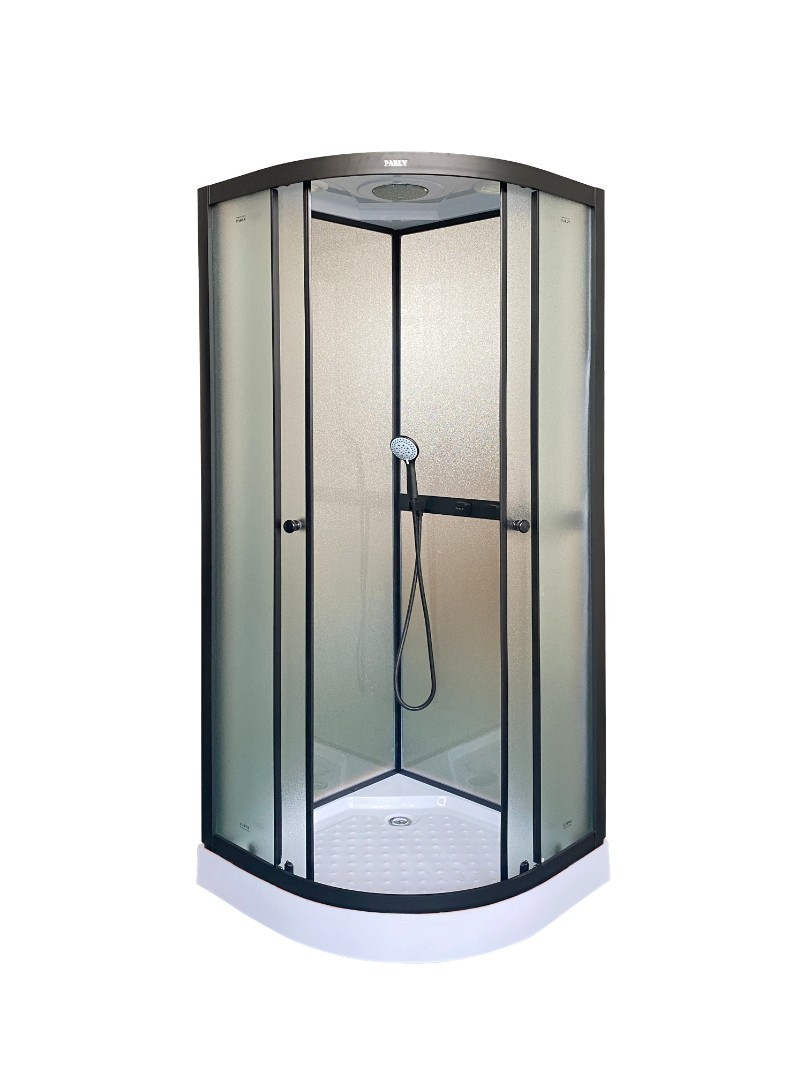 Душевая кабина Parly Frost F811B 800*800 мм (черный/матовое)