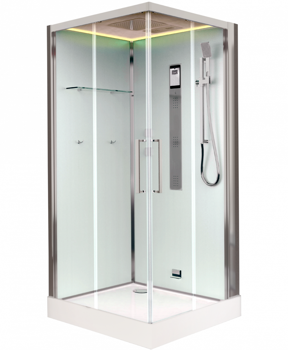 Душевая кабина Timo Premium NURA H-516 1000*1000 мм (хром/прозрачное)
