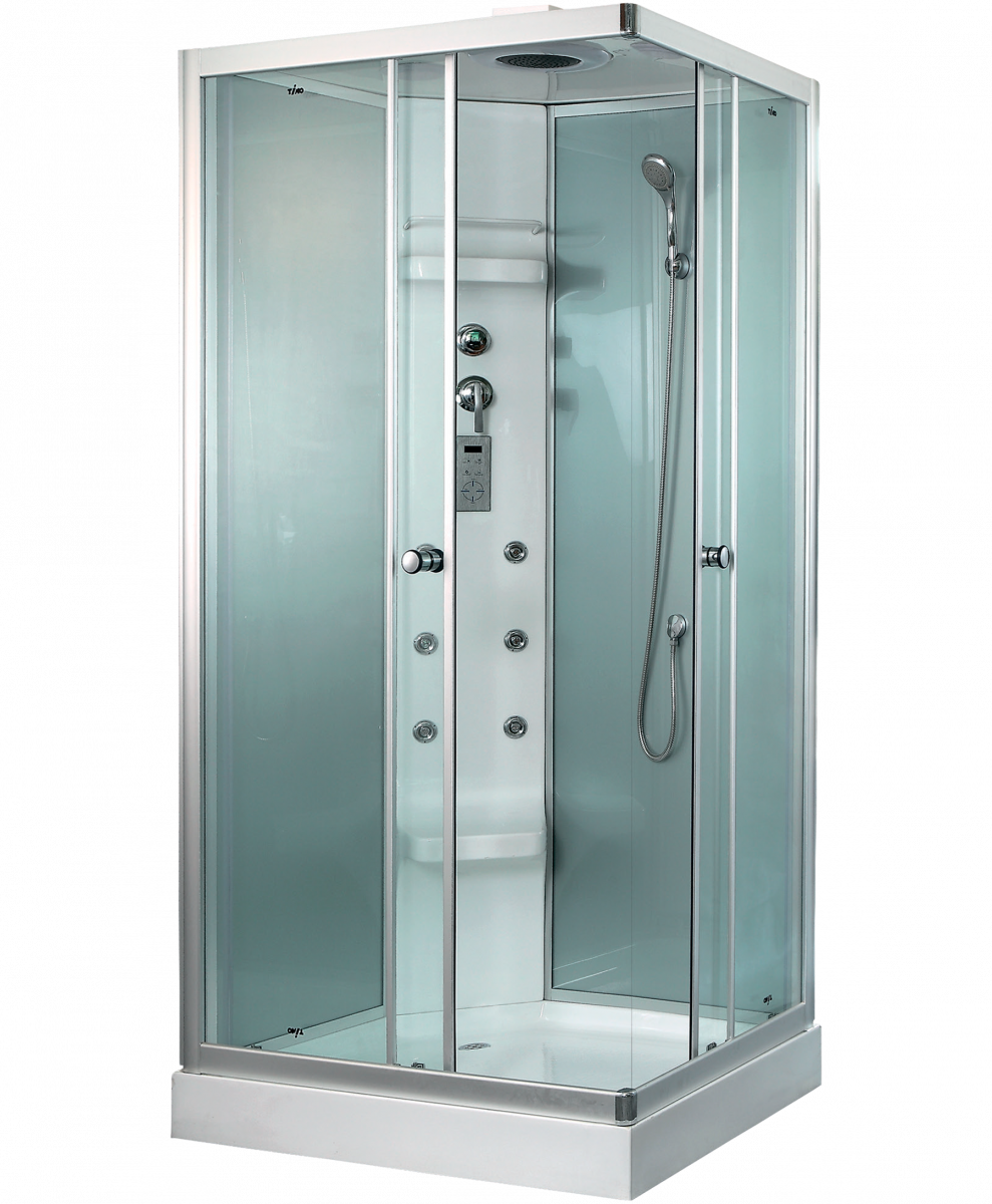 Душевая кабина Timo Lux TL-1504 L 1100*850 мм (хром/прозрачное)