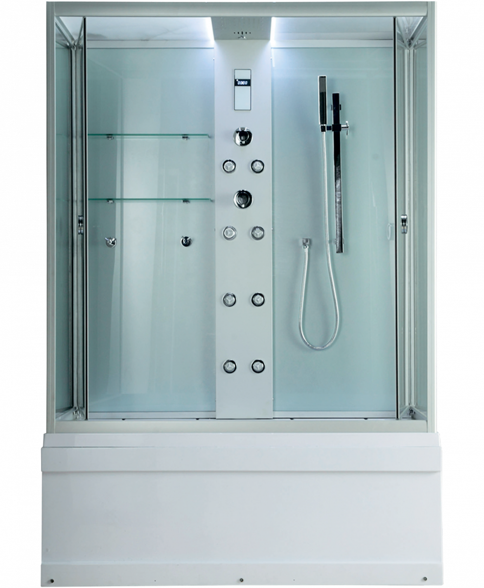 Душевой бокс Timo Lux TL-1505 1480*820 мм (хром/прозрачное)