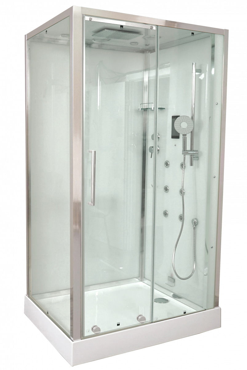 Душевая кабина Timo Premium PURO Н-510 L 1200*900 мм (хром/прозрачное)