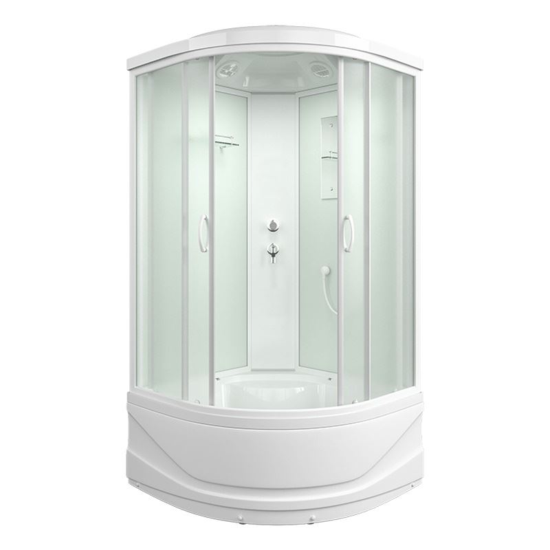 Душевая кабина Mirwell MR3509TP-C3-RUS 900*900 мм (белый/матовое)