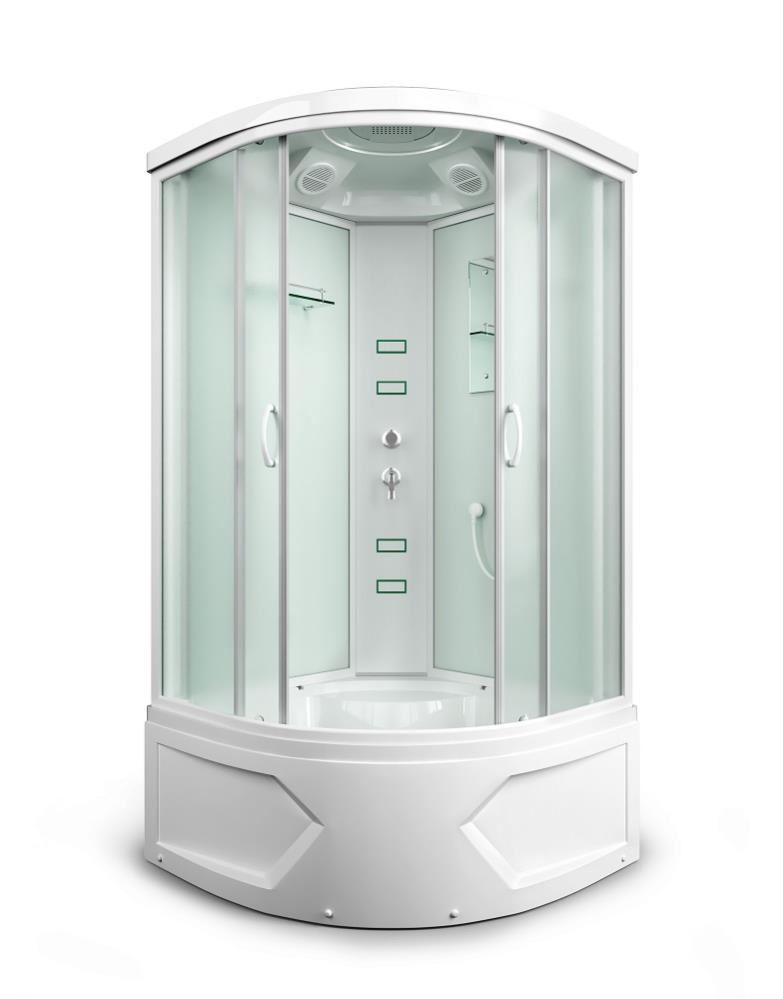 Душевая кабина Mirwell MR3509TPF-C3-RUS 900*900 мм (белый/матовое)