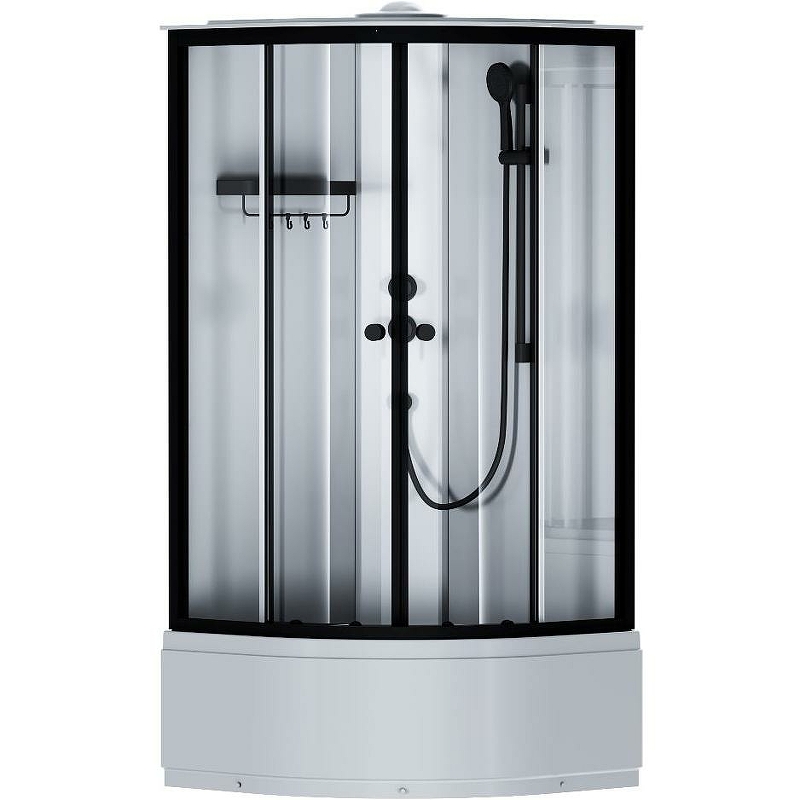 Душевая кабина Am.Pm X-Joy Deep W94C-401A-090BT 900*900 мм (черный матовый/прозрачное)