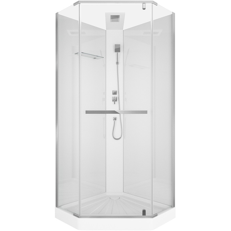Душевая кабина Cerutti SPA CHIKA901T 900*900 мм (хром/прозрачное)
