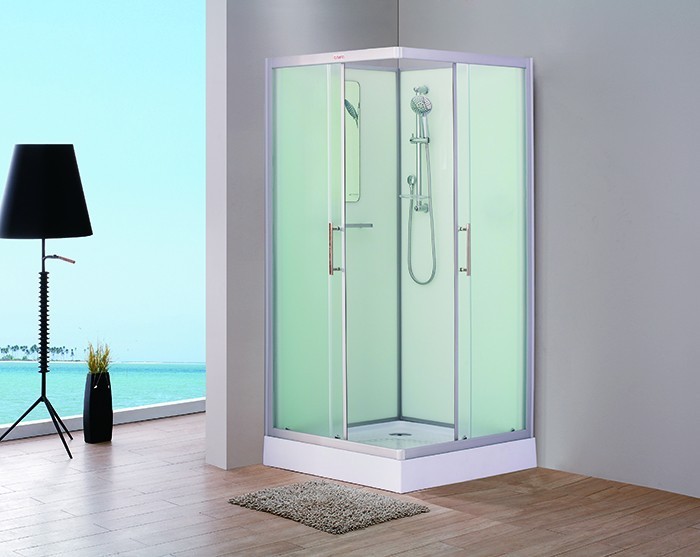 Душевая кабина Esbano Elegancia ESKB90CK 900*900 мм (хром матовый/рифленое)