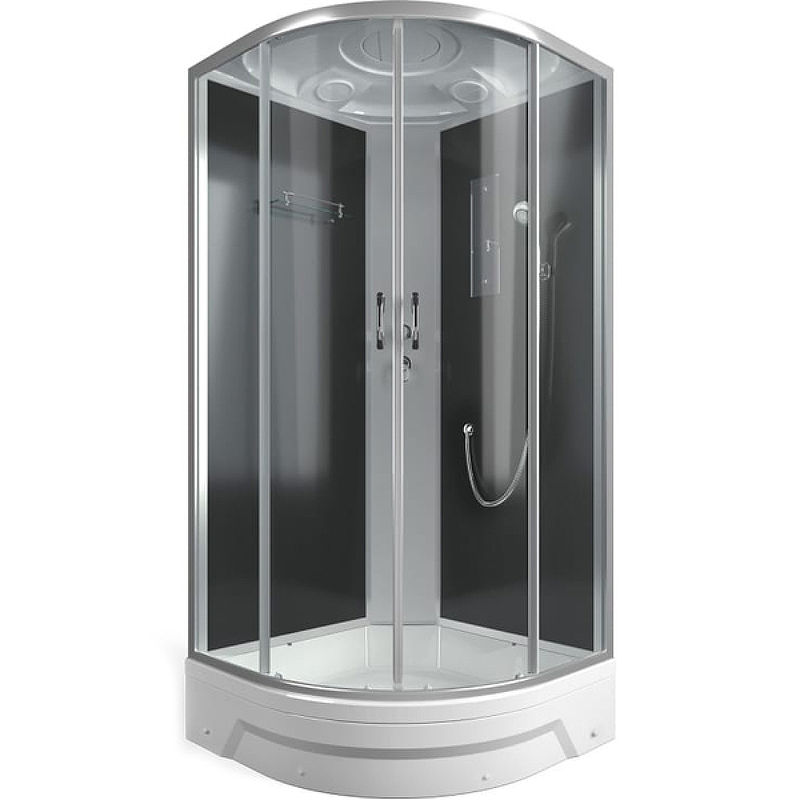Душевая кабина Erlit ER350926-С4-RUS 900*900 мм (хром/тонированное)