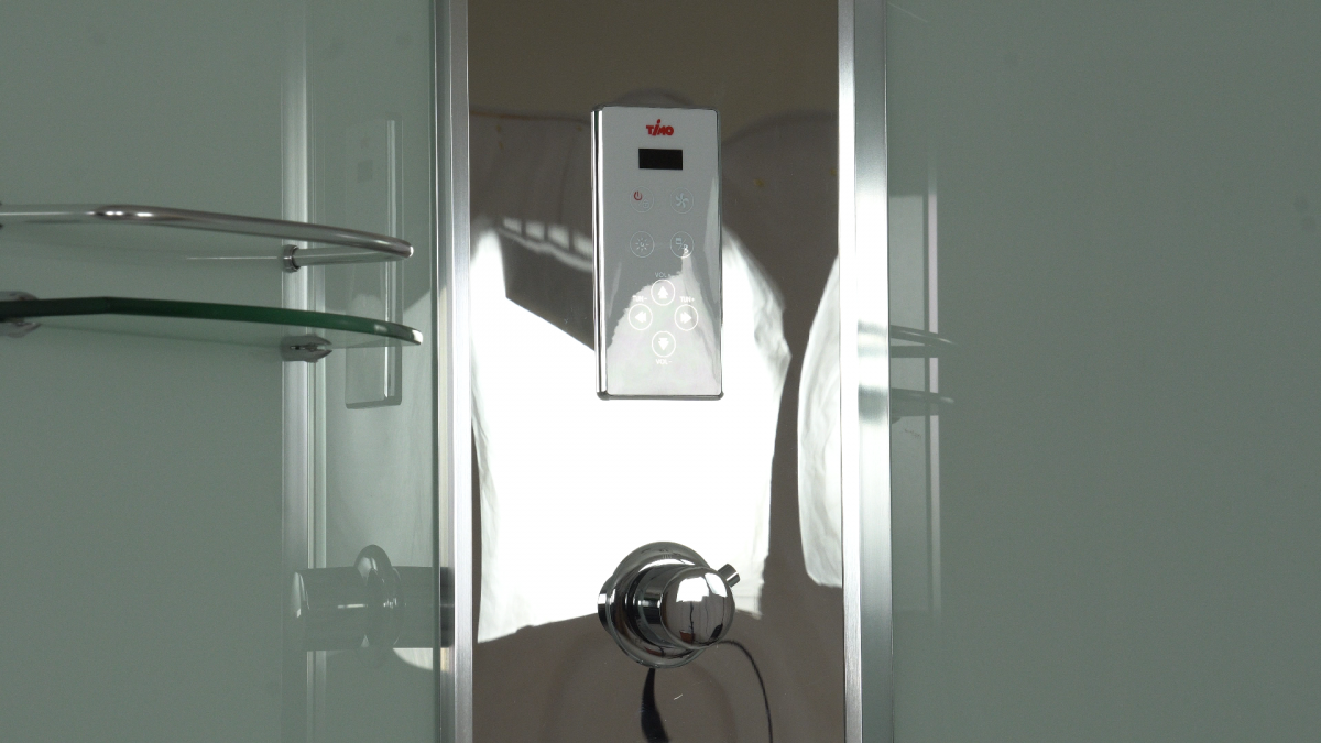 Душевая кабина Timo Comfort T-8801 Fabric Glass 1000*1000 мм (хром/матовое)
