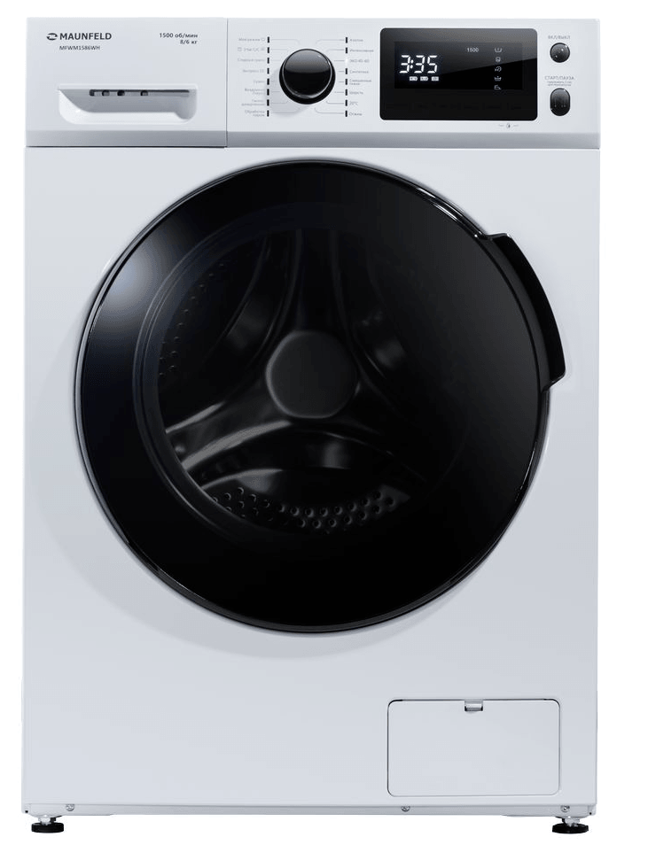 Стирально-сушильная машина Maunfeld MFWM1586WH 8 кг (белый)