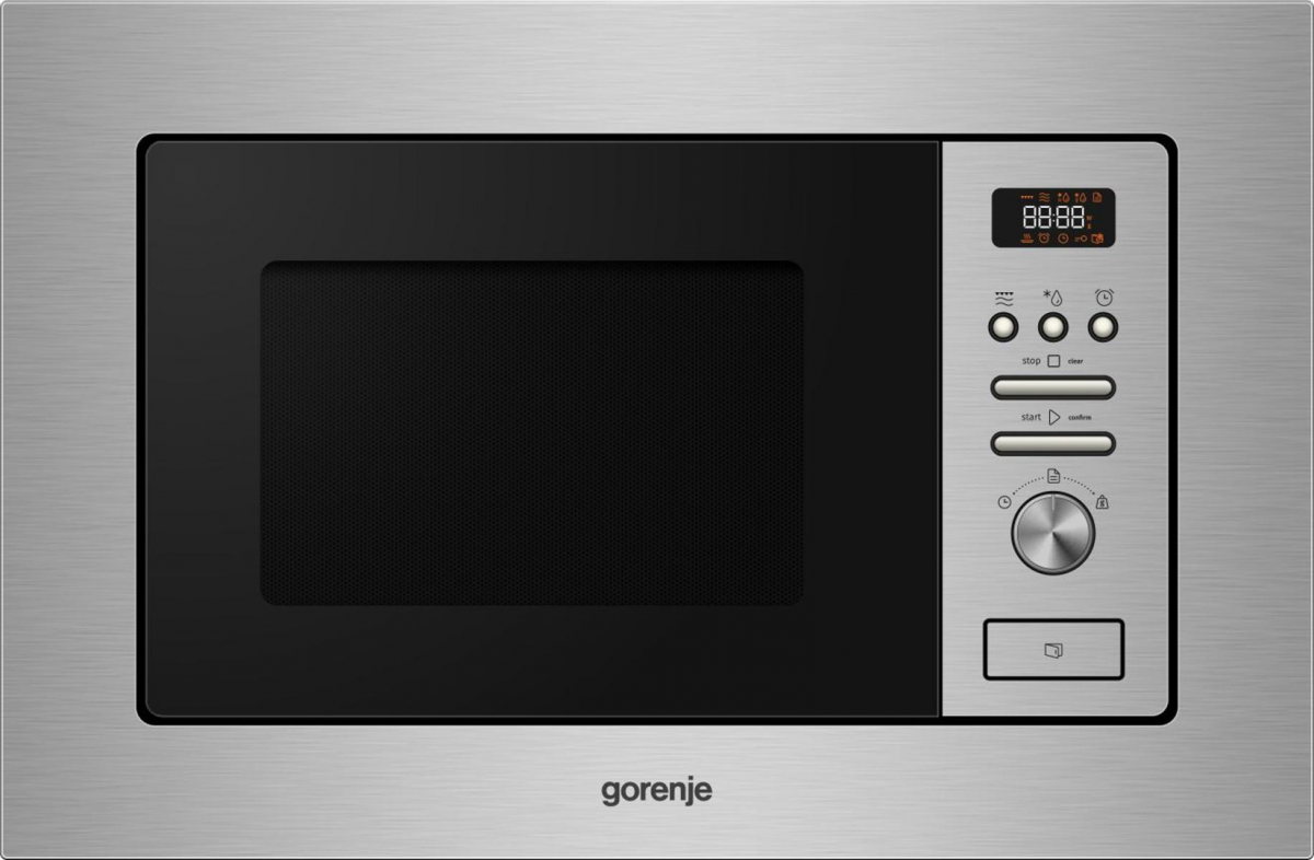 Встраиваемая микроволновая печь Gorenje BMI201AG1X (нержавеющая сталь)