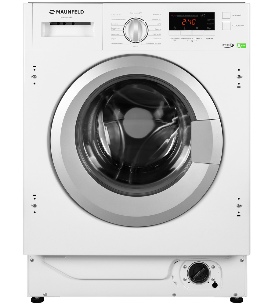 Встраиваемая стиральная машина Maunfeld MBWM148S (8кг)