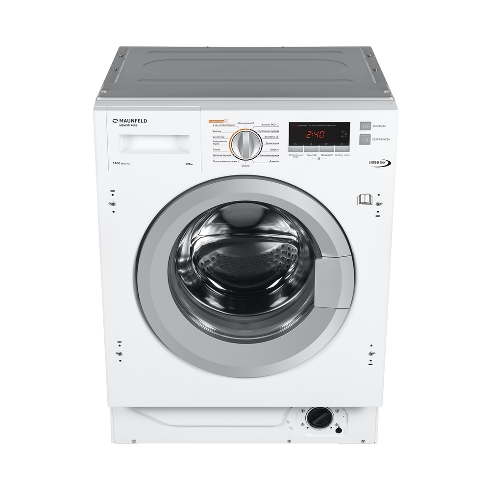 Встраиваемая стирально-сушильная машина Maunfeld MBWM1486S (8кг)