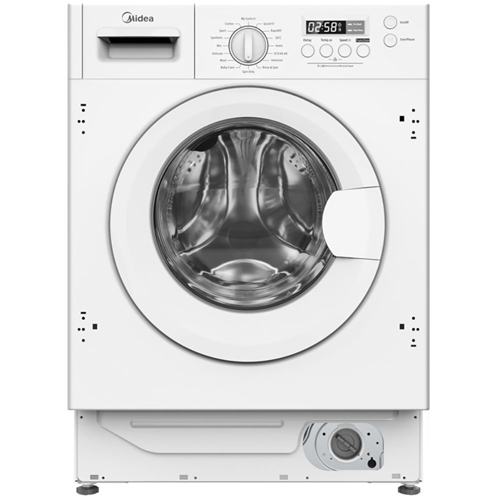 Встраиваемая стиральная машина Midea MFGLW80B/W (8кг)