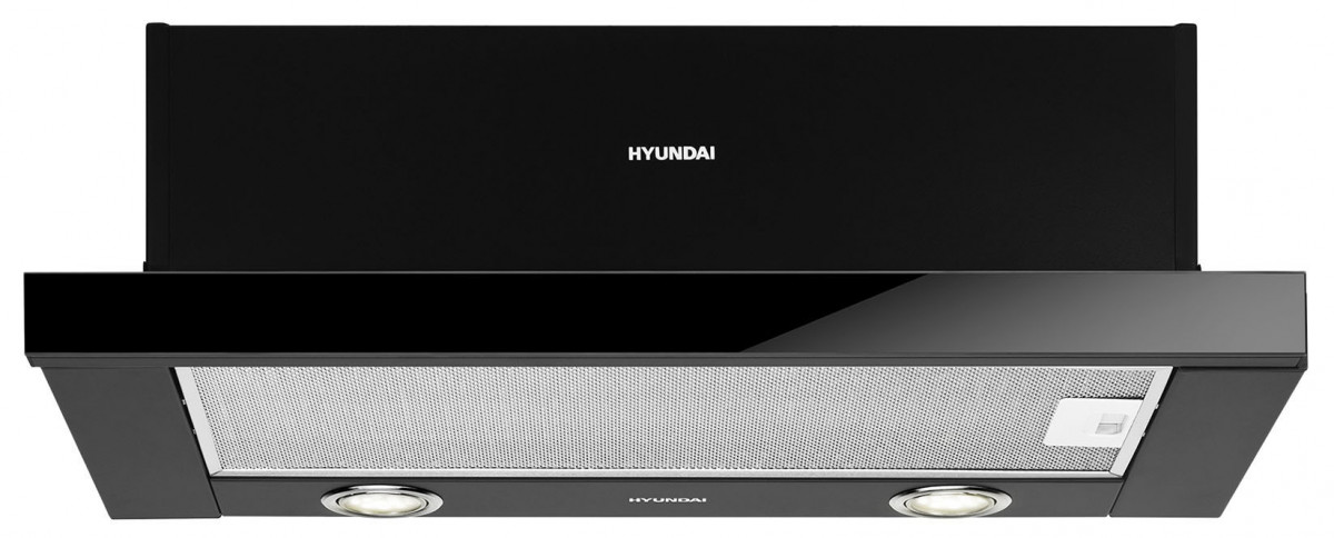Вытяжка в подвесной шкаф Hyundai HBH 6236 BG 60 см (черный)