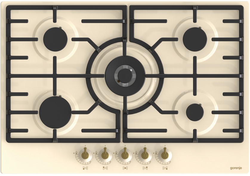 Газовая варочная панель Gorenje GW7C51CLI 75 cм (слоновая кость)